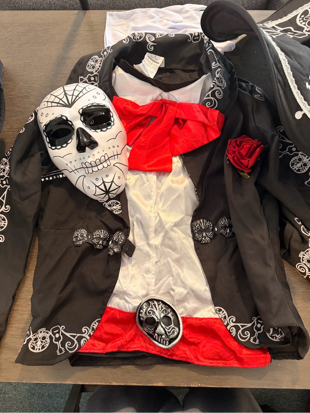 Adult Sugar Skull Mariachi Halloween Costume